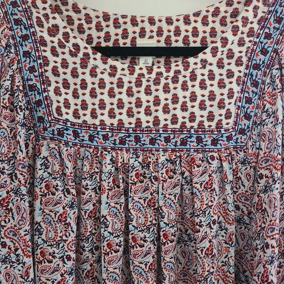 Boho Floral Paisley Blouse - Picture 2 of 7